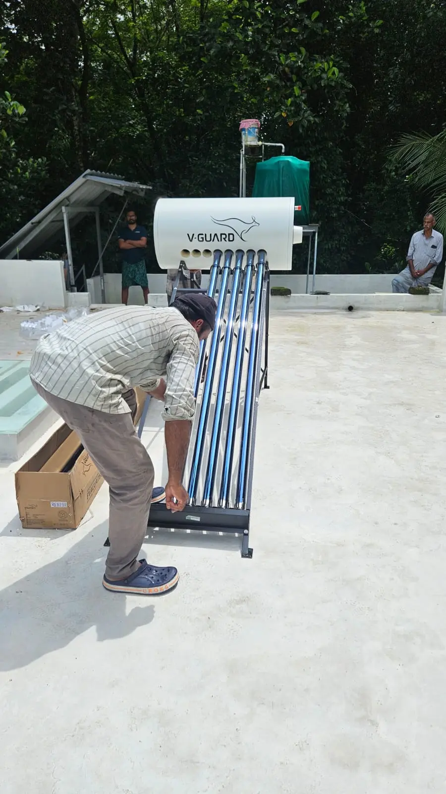 Rooftop heater commissioning